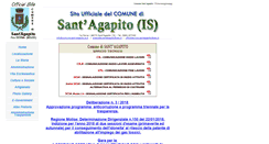 Desktop Screenshot of comune.sant-agapito.is.it