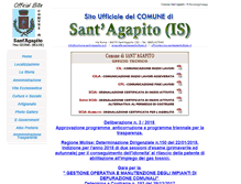 Tablet Screenshot of comune.sant-agapito.is.it